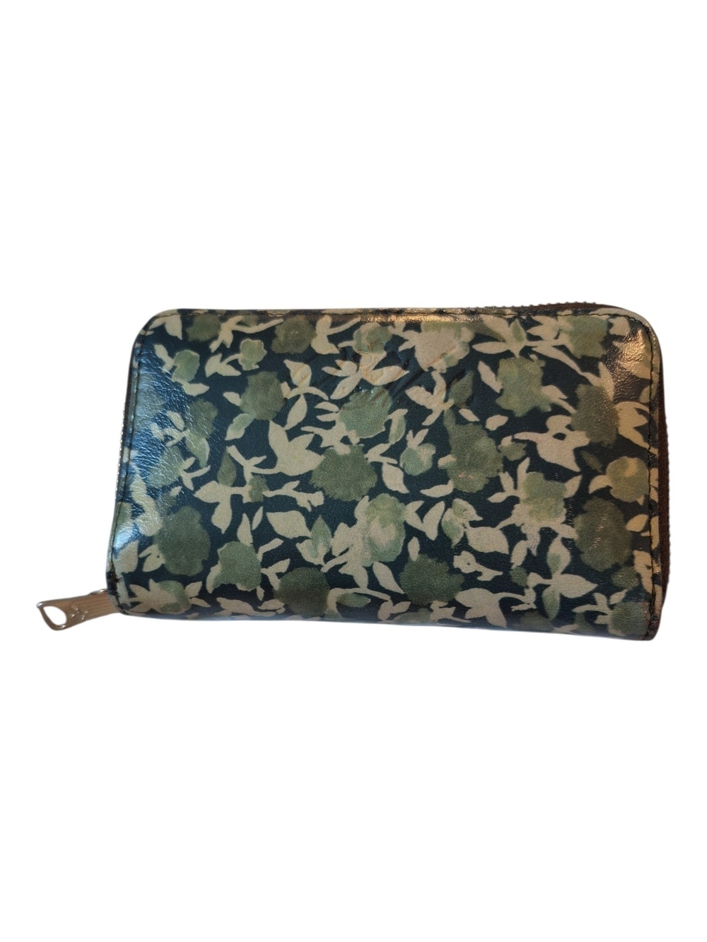 Patricia Nash Nervina  Wallet Olive Groves Zip Wallet in Green and Cream